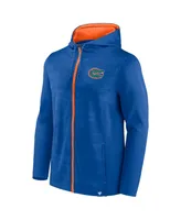 Men's Fanatics Royal Florida Gators Ball Carrier Full-Zip Hoodie