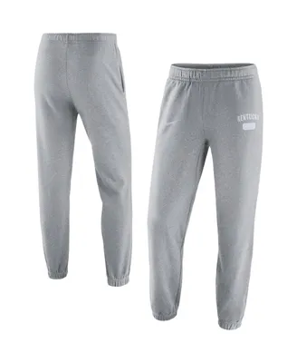 Men's Nike Heathered Gray Kentucky Wildcats Saturday Fleece Pants