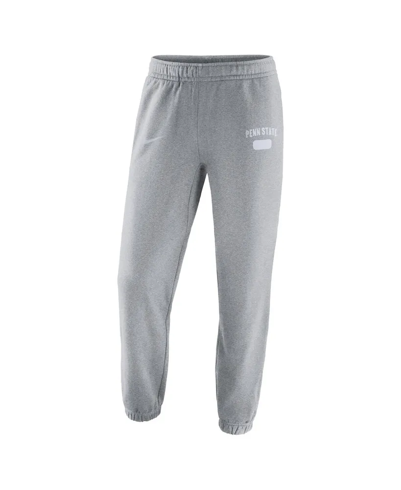 Men's Nike Heathered Gray Penn State Nittany Lions Saturday Fleece Pants