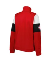 Women's G-iii 4Her by Carl Banks Red Atlanta Hawks Change Up Full-Zip Track Jacket