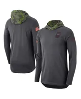 Men's Nike Anthracite Alabama Crimson Tide Military-Inspired Long Sleeve Hoodie T-shirt