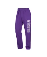 Men's Colosseum Purple Tcu Horned Frogs Wordmark Pants