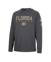 Men's Colosseum Charcoal Florida Gators Team Oht Military-Inspired Appreciation Hoodie Long Sleeve T-shirt