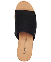 Toms Women's Diana Flatform Slide Wedge Sandals