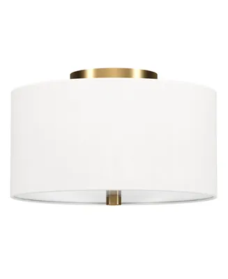 Ellis 12" Flush Mount with Fabric Shade