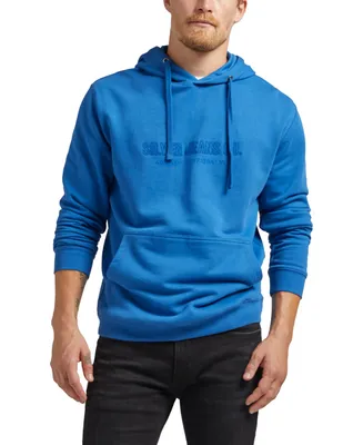 Silver Jeans Co. Men's Logo Hoodie Sweatshirt
