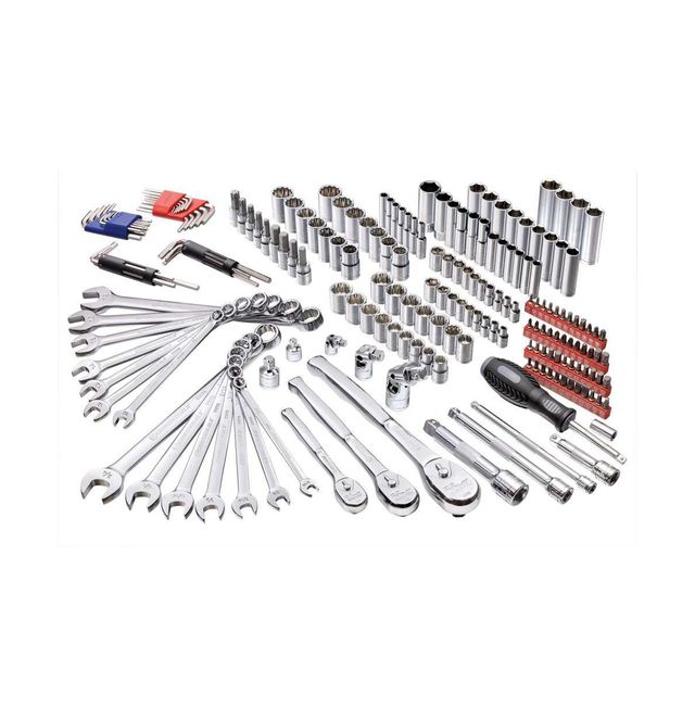 Powerbuilt 200 Piece Master Tool Set with Sockets, Ratchets, and Wrenches