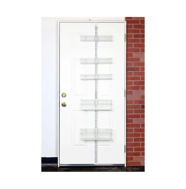 Elfa Utility White Mesh Pantry Over the Door Rack