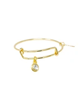 Zomi Gems Birthstone Bangle Bracelet for Kids