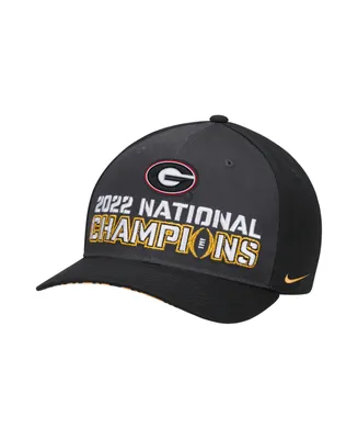 Men's Nike Black, Charcoal Georgia Bulldogs College Football Playoff 2022 National Champions Locker Room CL99 Adjustable Hat