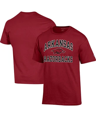 Men's Champion Cardinal Arkansas Razorbacks High Motor T-shirt