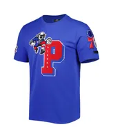 Men's Pro Standard Royal Philadelphia 76ers Mash Up Capsule T-shirt