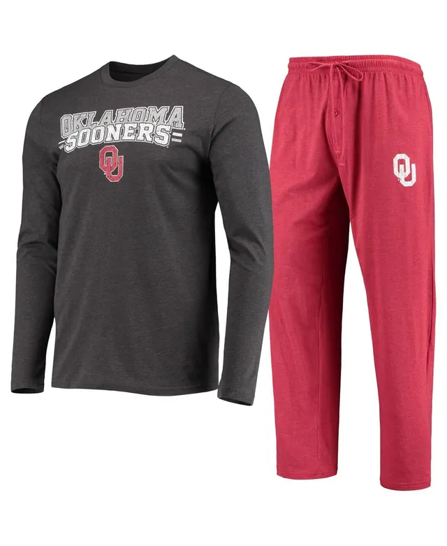 Women's Concepts Sport Charcoal Oklahoma Sooners Upbeat Sherpa