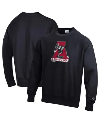 Men's Champion Alabama Crimson Tide Vault Logo Reverse Weave Pullover Sweatshirt