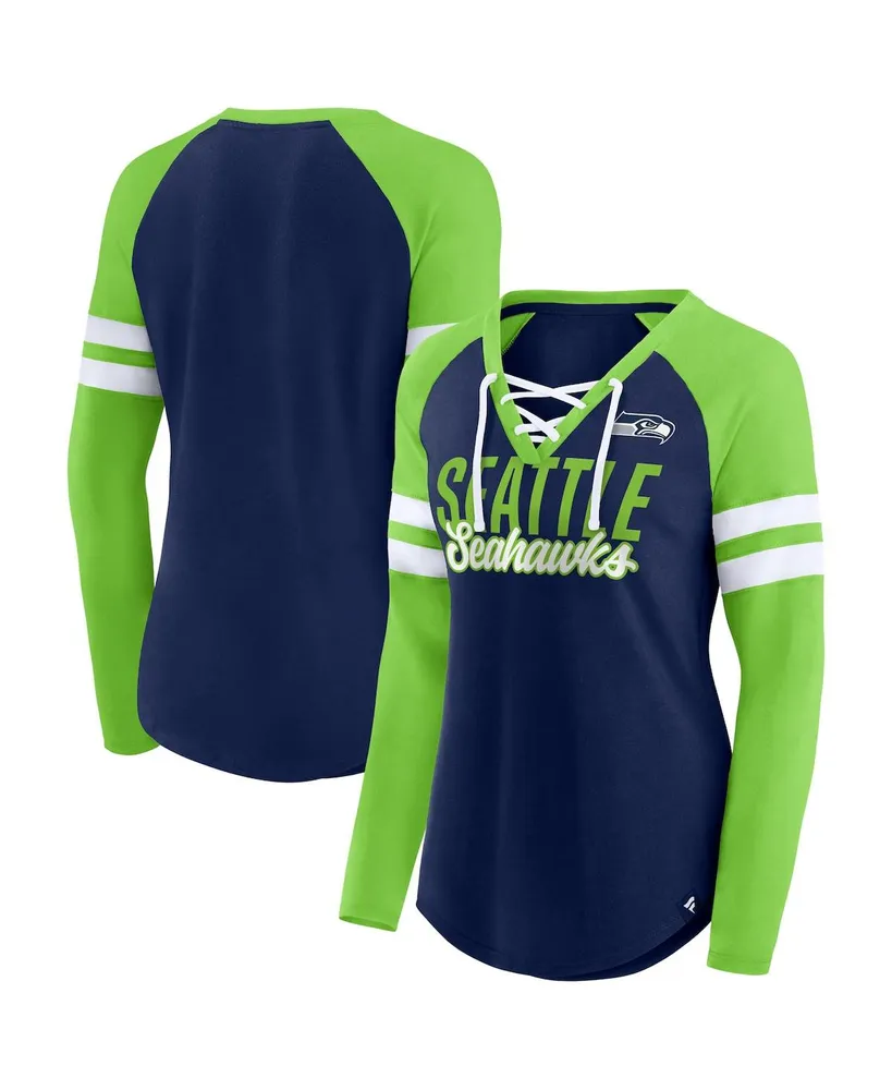 Women's Seattle Seahawks Fanatics Branded College Navy Spirit