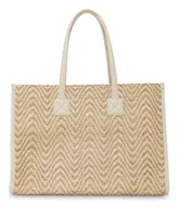 Vince Camuto Saly Straw Tote