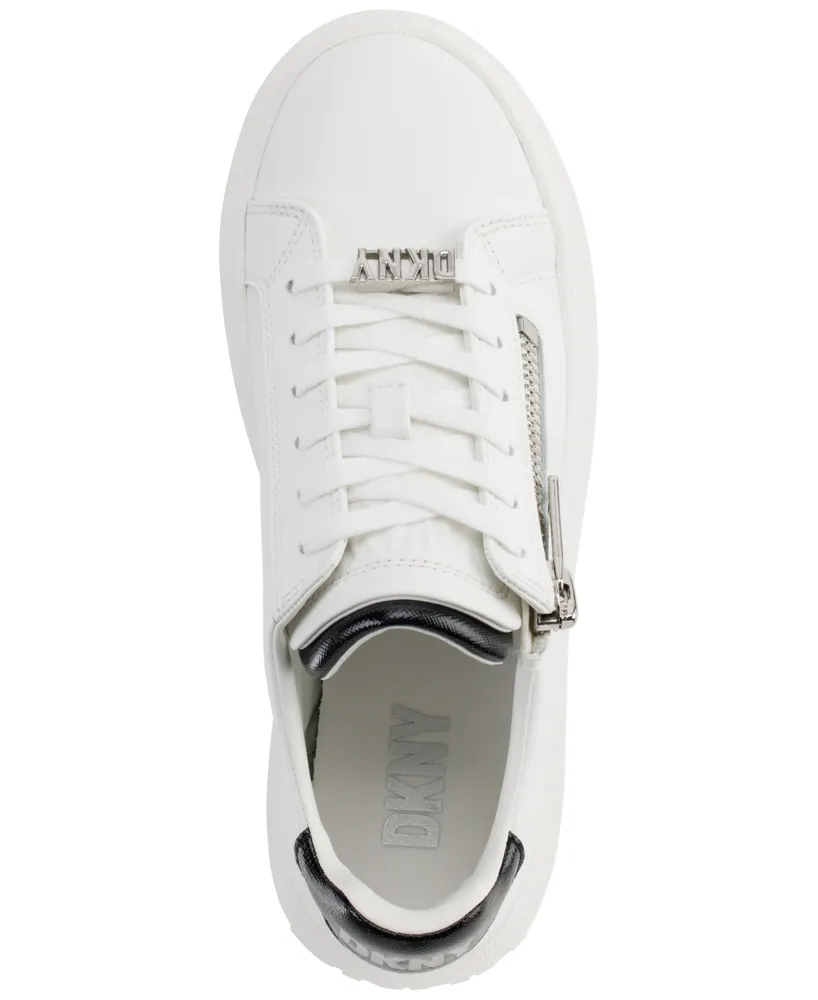 Dkny Women's Matti Lace-Up Zip Sneakers