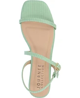 Journee Collection Women's Crishell Flat Sandals