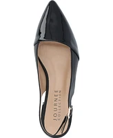 Journee Collection Women's Bertie Two Tone Slingback Flats