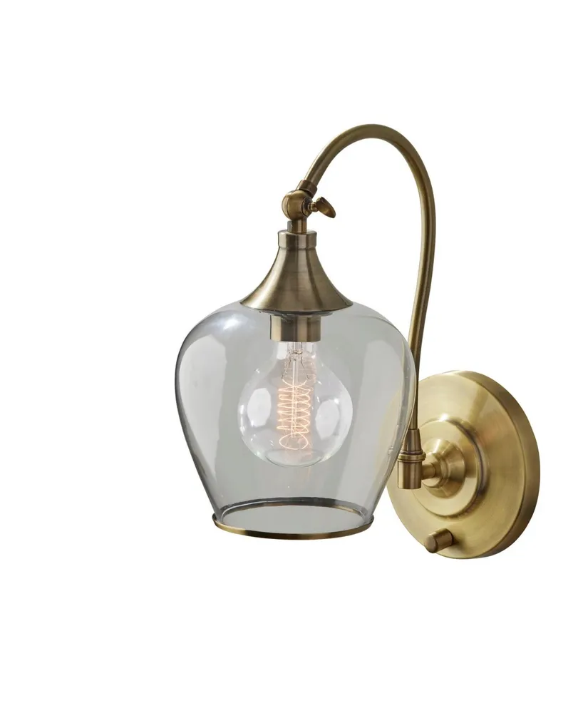 Adesso Bradford Wall Lamp - Antique