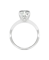 Charles & Colvard Moissanite Radiant Cut Solitaire Ring (2 3/4 ct. t.w. Diamond Equivalent) 14k White Gold