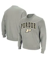 Colosseum Men's Purdue Boilermakers Arch & Logo Crew Neck Sweatshirt
