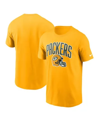Men's Nike Gold Green Bay Packers Team Athletic T-shirt