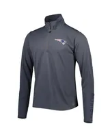 Men's Msx by Michael Strahan Charcoal New England Patriots Half-Zip Hoodie