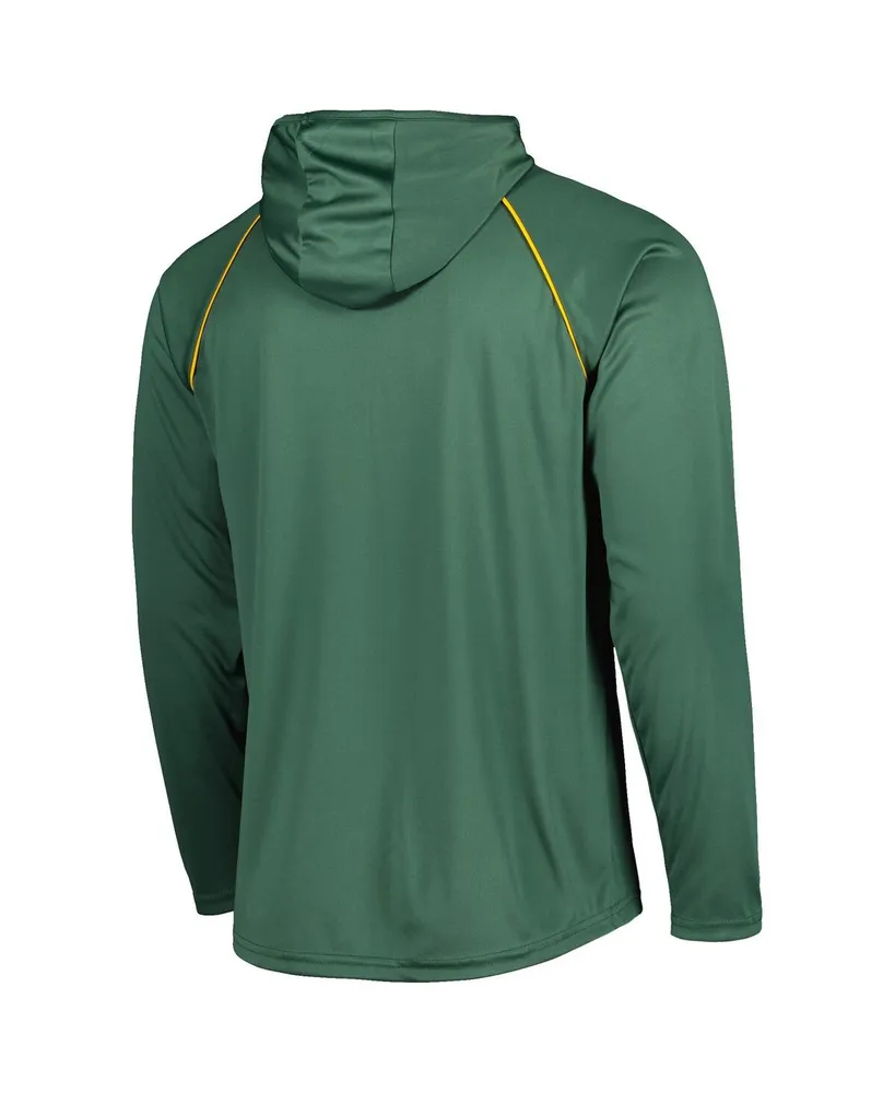 Men's Starter Green Bay Packers Vintage-Like Logo Raglan Hoodie T-shirt