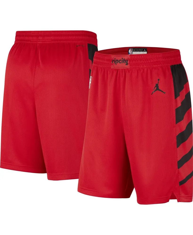 Men's Jordan Red Portland Trail Blazers 2022/2023 Statement Edition Swingman Performance Shorts