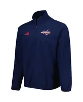 Men's adidas Navy Washington Capitals Cold.rdy Quarter-Zip Jacket