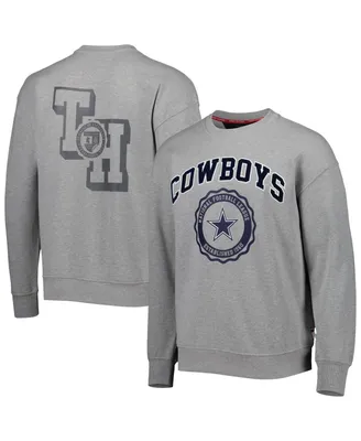 Men's Tommy Hilfiger Heather Gray Dallas Cowboys Ronald Crew Sweatshirt