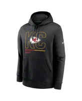 Men's Nike Black Kansas City Chiefs Code Club Fleece Pullover Hoodie