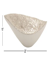 Rosemary Lane Mother of Pearl Tray, 22" x 6" x 10"