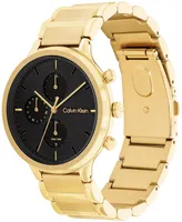 Calvin Klein Women's Multifunction Gold-Tone Stainless Steel Bracelet Watch 38mm