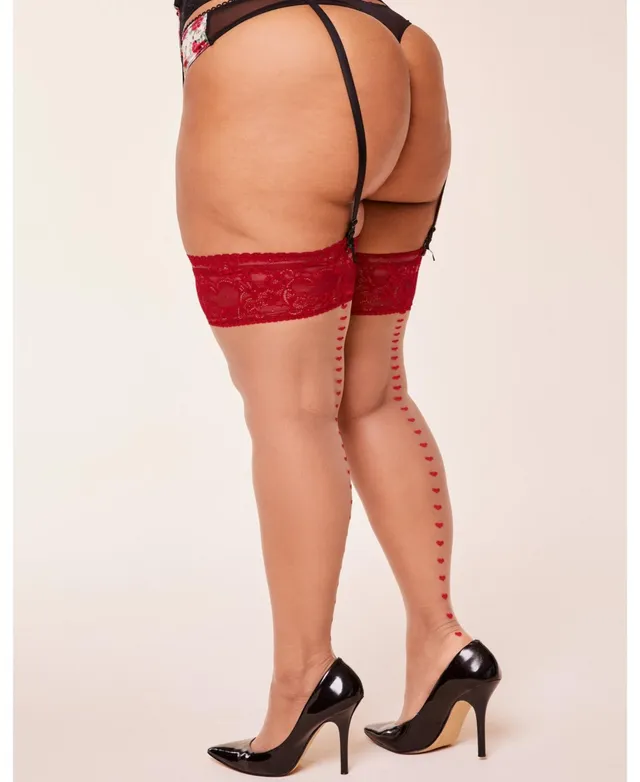 Adore Me Plus Nia Thigh High Stockings