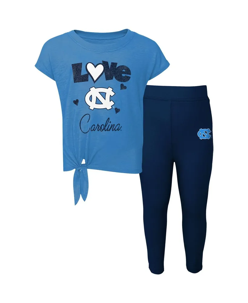 Outerstuff Preschool Girls Carolina Blue, Navy North Carolina Tar