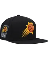 Men's Mitchell & Ness Black Phoenix Suns Side Core 2.0 Snapback Hat