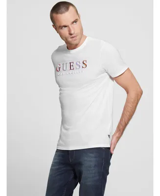 Guess Men's Embossed Logo Short Sleeves T-shirt