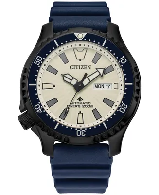 Citizen Men's Automatic Promaster Blue Strap Watch 44mm