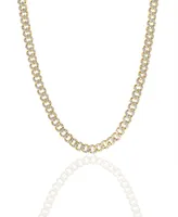 Oma The Label Frosty Link Collection 9mm Necklace in 18K Gold- Plated Brass, 16"