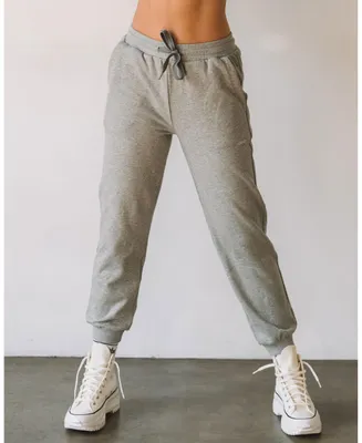 Rebody Active Women's Lifestyle French Terry Sweatpants for Women
