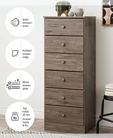 Prepac Astrid 6-Drawer Tall Chest