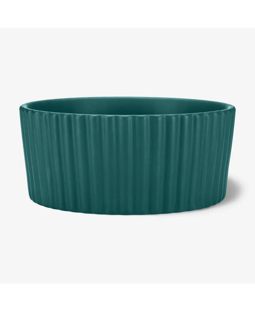 Ripple Dog Bowl Teal - Medium