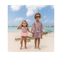 Toddler, Child Girls Wild Love Batwing Cover Up