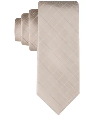 Calvin Klein Men's Etched Windowpane Tie
