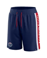 Men's Fanatics Navy Washington Wizards Referee Iconic Mesh Shorts