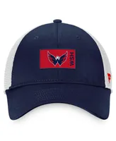 Men's Fanatics Navy Washington Capitals Authentic Pro Rink Trucker Snapback Hat