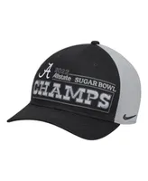 Men's Nike Black Alabama Crimson Tide 2022 Sugar Bowl Champions Locker Room CL99 Adjustable Hat