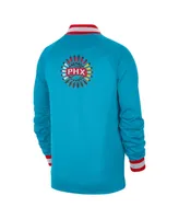 Men's Nike Turquoise, Black Phoenix Suns 2022/23 City Edition Showtime Thermaflex Full-Zip Jacket